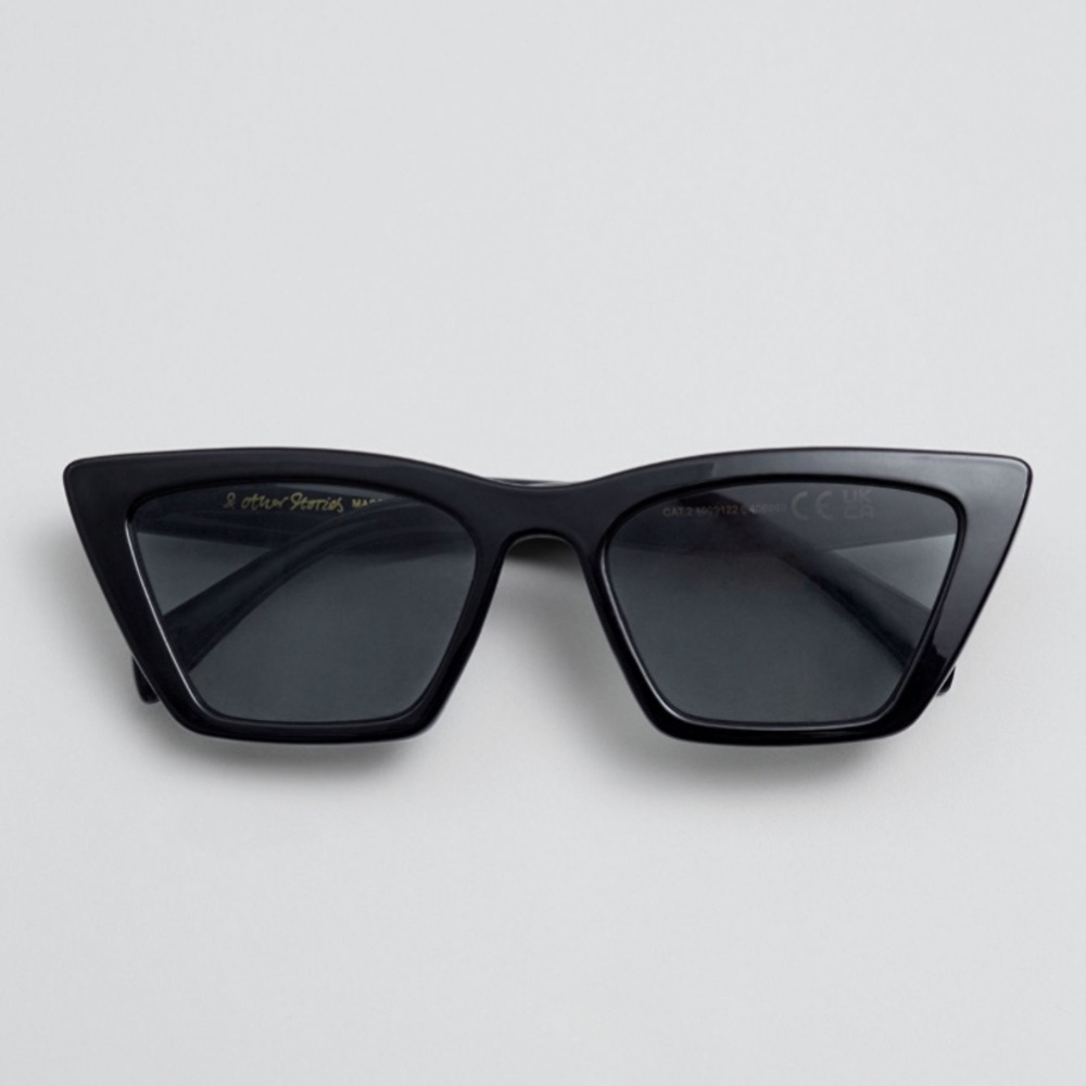 & Other Stories Black Sunglasses